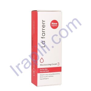 کرم مرطوب کننده دست و صورت لافارر مدل آب رسان حجم 75 میلی لیتر