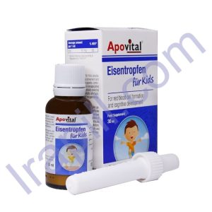 قطره آهن کودکان آپوویتال 30 میلی لیتر