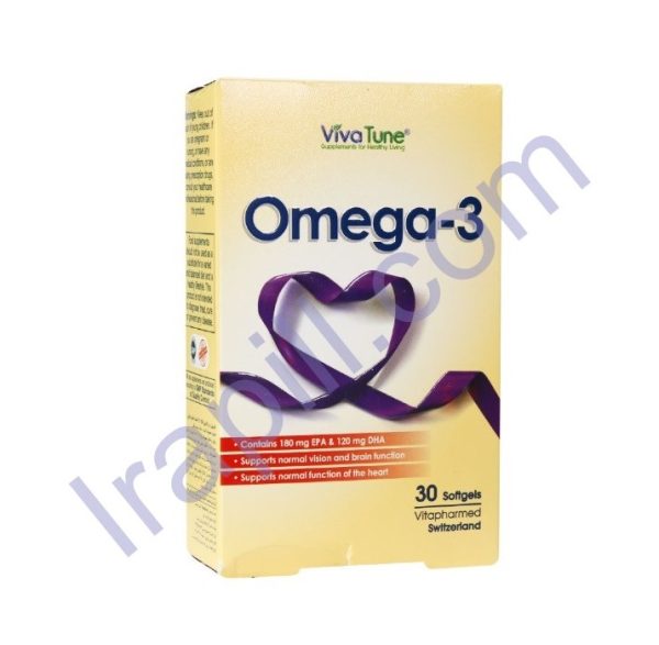 Viva Tune Omega۳ softgels ۳۰ capsules