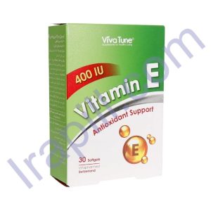 کپسول نرم ژلاتینی ویتامین E 400 واحد ویواتیون 30 عدد