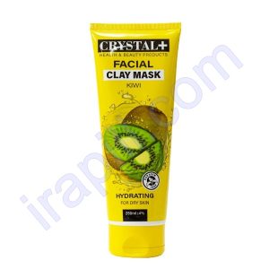 ماسک صورت آبرسان پوست خشک کریستال پلاس حاوی عصاره کیوی 250 میلی لیتر