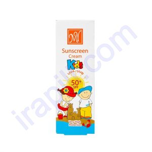کرم ضد آفتاب کودکان مای +SPF50 حجم 75 میلی لیتر