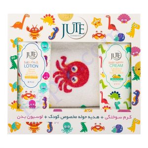 Baby box (کرم سوختگی کودک + لوسیون کودک + حوله هدیه کودک) ژوت