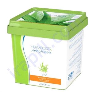 پودر موبر بدن برای انواع پوست آلوئه ورا هرمودر 300 گرم