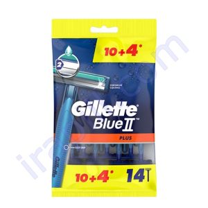 ژیلت Blue 2 Plus  بسته 14 عددی