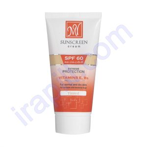 کرم ضد آفتاب رنگی SPF 60 مای حجم 50 میلی لیتر