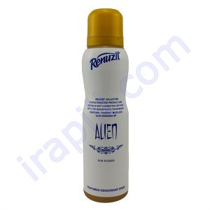 اسپری خوشبو کننده بدن زنانه رینو زیت مدل Alien حجم 150 میلی لیتر