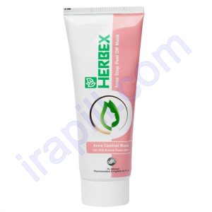 ماسک صورت ضد آکنه هربکس حجم 75 میلی لیتر
