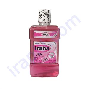 دهانشویه ارتودنسی آنتی پلاک ایرشا 250 میلی لیتر