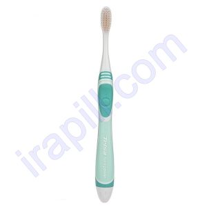 مسواک برقی سری Sonic Power مدل Pro Interdental Battery با برس نرم تریزا رنگ فیروزه ای
