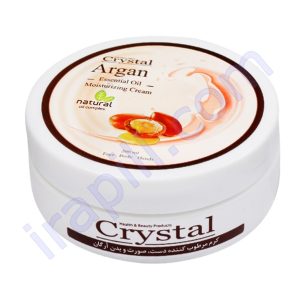 کرم مرطوب کننده صورت و بدن آرگان کریستال 200 میلی لیتر
