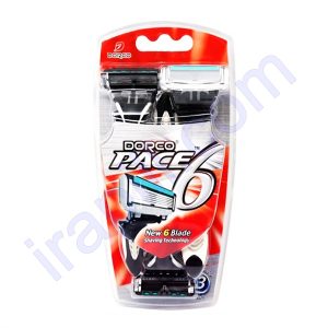 خودتراش مردانه دورکو مدل Pace 6 بسته 3 عددی