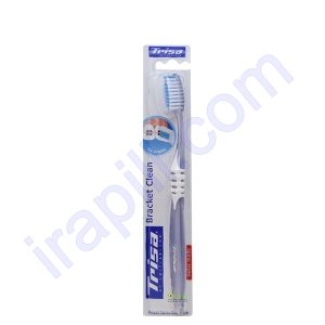 مسواک ارتودنسی براکت کلین تریزا رنگ آبی