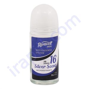 رول ضد تعریق مردانه رینوزیت شماره 16 مدل Silver Scent حجم 50 میلی لیتر