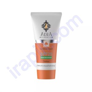 کرم ضد آفتاب SPF 25 بی رنگ آدرا 50 میلی لیتر