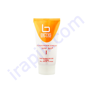 کرم ضد آفتاب SPF50 بتیس رنگ بژ صورتی ۴۵ میلی لیتر