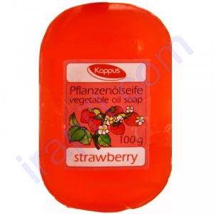 صابون گیاهی با رایحه توت فرنگی کاپوس 100 گرم
