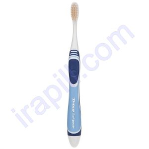 مسواک برقی سری Sonic Power مدل Pro Interdental Battery با برس نرم تریزا رنگ آبی