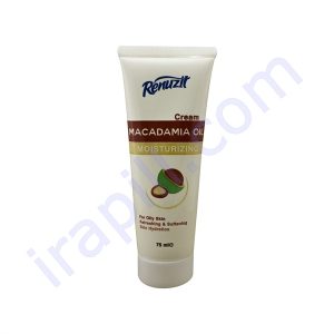 کرم تیوپی مرطوب کننده و نرم کننده روغن ماکادمیا رینوزیت 75 میلی لیتر