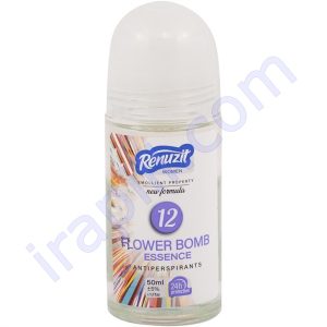 رول ضد تعریق زنانه رینوزیت شماره 12 مدل Flower Bomb حجم 50 میلی لیتر