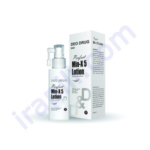 لوسیون تقویت کننده مو min-x5 دئودراگ 100 میلی لیتر