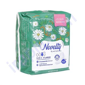 نوار بهداشتی خیلی نازک ویژه روز با عصاره بابونه 8 عددی ناولتی