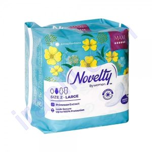 نوار بهداشتی مشبک ضخیم با عصاره بنفشه مغربی ویژه شب 8 عددی ناولتی