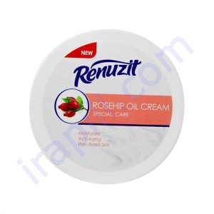 کرم مرطوب کننده کاسه ای رینوزیت مدل روغن رز هیپ حجم 200 میلی لیتر