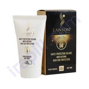 فلوئید ضد آفتاب بژ روشن پوست چرب SPF50 لانسون 40 میلی لیتر