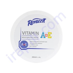 کرم مرطوب کننده کاسه ای رینوزیت مدل ویتامین A+E حجم 200 میلی لیتر
