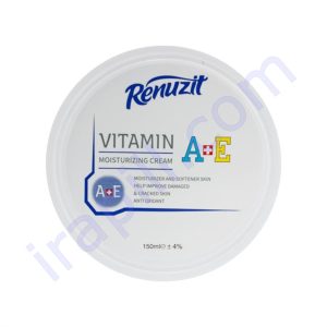 کرم مرطوب کننده کاسه ای رینوزیت مدل ویتامین A+E حجم 150 میلی لیتر