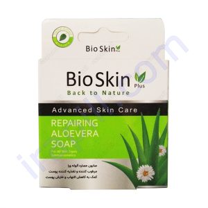 صابون ترمیم کننده عصاره آلوئه ورا بایو اسکین 100 گرم