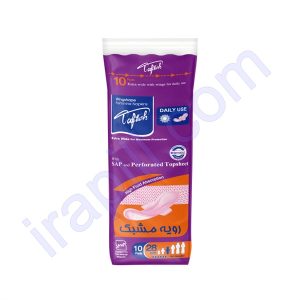 نوار بهداشتی ویژه روز تافته بسته 10 عددی