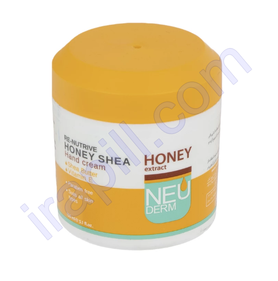 کرم دست نئودرم مدل Honey Shea حجم 150 میلی لیتر