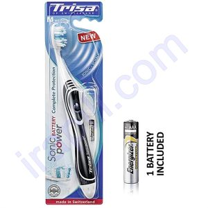مسواک برقی سری Sonic Power مدل Complete Protection با برس متوسط تریزا رنگ سیاه