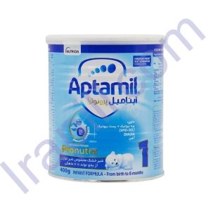 شیر خشک آپتامیل پرونوترا مخصوص شیرخواران 0 تا 6 ماه 400 گرم
