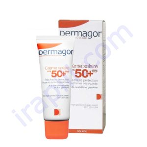 اسپری ضد آفتاب بی رنگ درماگور 50+SPF حجم 50 میلی لیتر