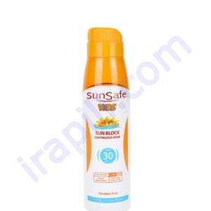 اسپری ضد آفتاب کودک سان سیف SPF30 حجم 150 میلی لیتر