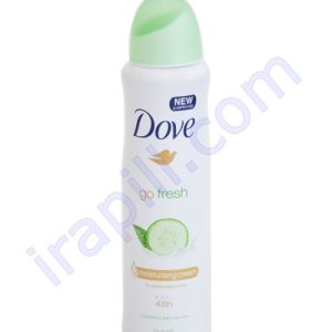 اسپری ضد تعریق و دئودورانت زنانه داو مدل Go Fresh حجم 150 میلی لیتر