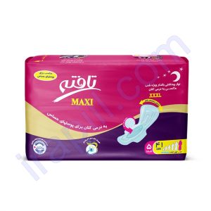 نوار بهداشتی بالدار تافته مدل Maxi ویژه شب بسته 5 عددی