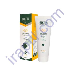 کرم ضد آفتاب SPF50 پوست خشک رنگ لایت بژ شماره 1 بیکن 50 میلی لیتر