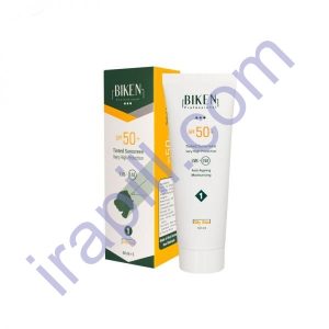 کرم ضد آفتاب SPF50 پوست چرب رنگ لایت بژ شماره 1 بیکن 50 میلی لیتر