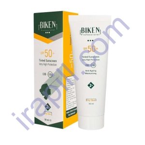 کرم ضد آفتاب SPF50 پوست خشک رنگ نچرال پلاس شماره 2+ بیکن 50 میلی لیتر