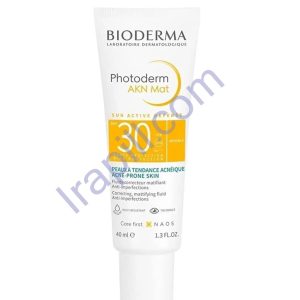 کرم ضد آفتاب فتودرم AKN MAT SPF30 بایودرما 40 میلی لیتر