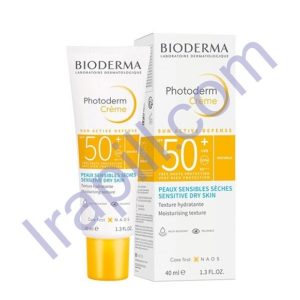 کرم ضد آفتاب فتودرم بی رنگ  SPF50 بایودرما  40 میلی لیتر