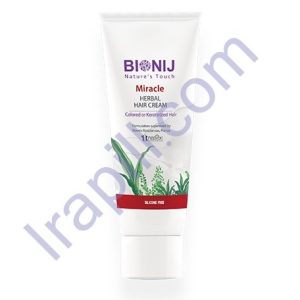 کرم گیاهی موی رنگ شده یا کراتین شده بیونیج 150میلی لیتر