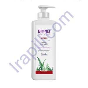 ماسک گیاهی موهای رنگ یا کراتین شده بیونیج 300 میلی لیتر