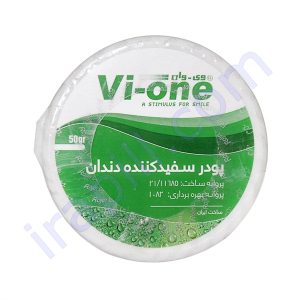پودر سفید کننده دندان نعناع وی وان 50 گرم