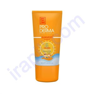 ضد آفتاب مخصوص کودکان فاقد جاذبهای شیمیایی SPF35 پرودرما 40 میلی لیتر