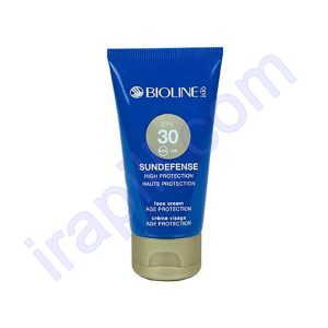 کرم ضد آفتاب بیولاین مدل sundefense protezione media حجم 150 میلی لیتر